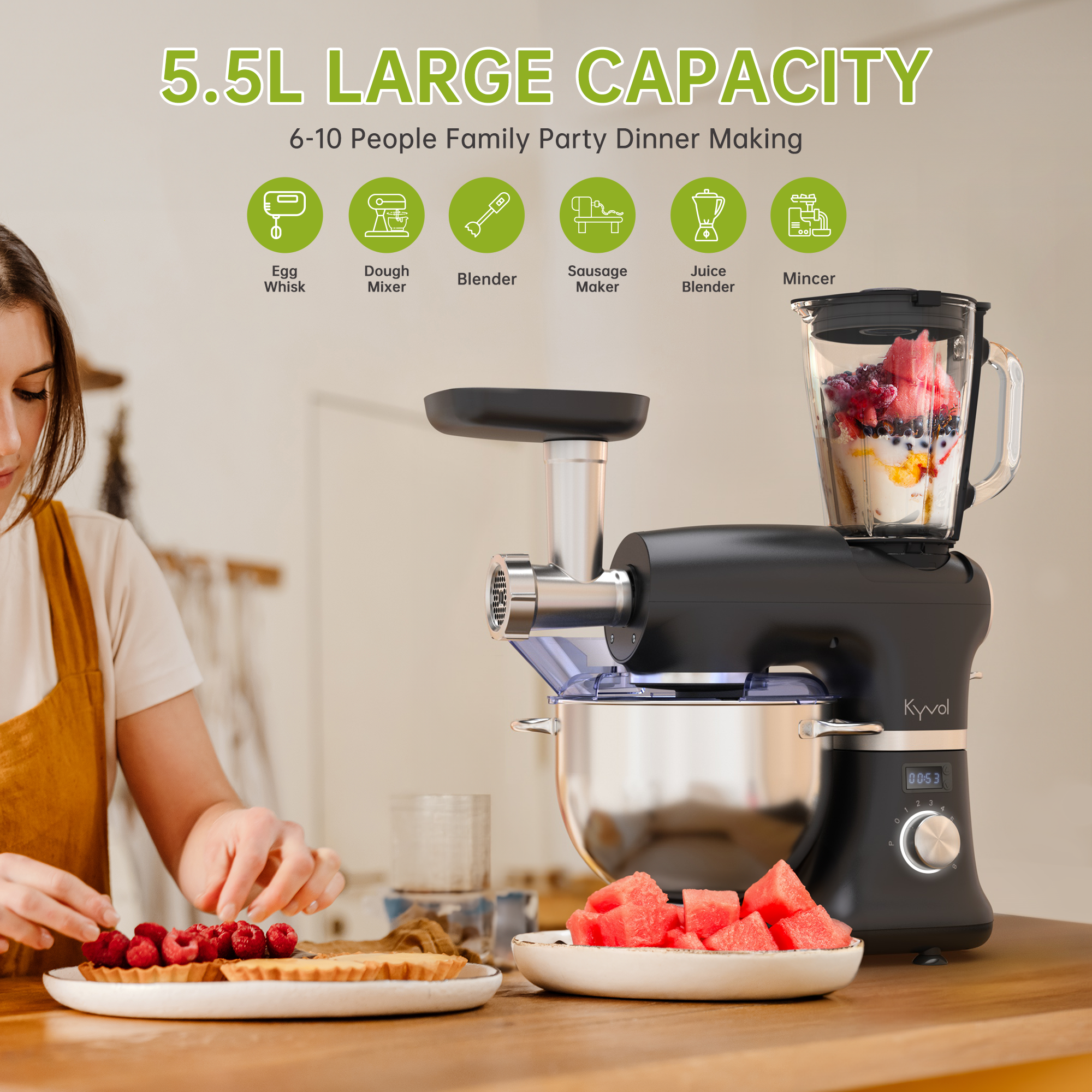 SM550R Stand Mixer 封面图